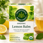 Traditional Medicinals Organic Lemon Balm Herbal Tea - 16 Bags